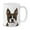 Boston Terrier Brindle Dog, variant on MUGBREW 11 Oz Ceramic Tea Cup Coffee Mug, Cute Ruby Cavalier King Charles Spaniel Dog