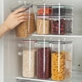 thumbnail image 1 of Nuevas latas de plástico cuadradas selladas para alimentos, latas de almacenamiento para granos de café de calidad alimentaria, caja de almacenamiento, 1 of 5
