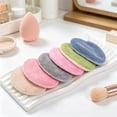 thumbnail image 3 of Reusable Cotton Rounds, 6 Pcs Makeup Remover Pads, Thickened Soft Coral Fleece Face Perfect Women Gifts for Home, Travel, Multicolor, 3 of 6
