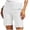 e-555White124, variant on ANINEO Women Summer Solid Color Comfortable Straight Shorts With Pockets Casual Shorts Leisure Daily Female Bottoms