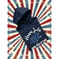 thumbnail image 3 of Yes It's My Birthday 4Th July Hoodie Women -Image by Shutterstock, Female Large, 3 of 4