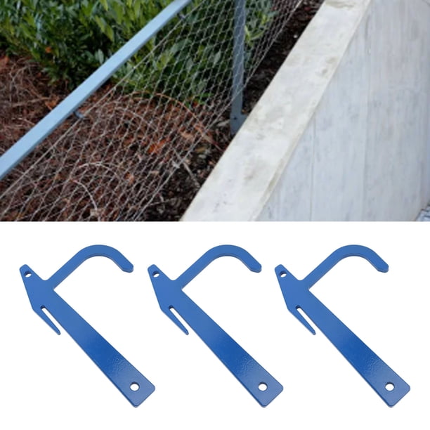 Clip De Cerca De Eslabones De Cadena, Material Metálico Multiusos Uso Eficiente Estable Y Confiable Herramienta De Estiramiento De Cercas De 5 Piezas Para Jardín Y Granja