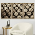 thumbnail image 2 of wall26 Framed Canvas Print Wall Art Set Retro Vintage Sepia Oak Wine Barrels Drinks &amp; Cocktails Food Photography Realism Decorative Contemporary for Living Room, Bedroom, Office - 24"x36&quo, 2 of 5