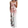 thumbnail image 2 of Wancir Womens Casual Jumpsuits Loose Overalls Summer Sleeveless Stretchy Wide Leg Long Pants Romper with Pockets, 2 of 5