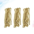 thumbnail image 1 of OUNONA 3Pcs Golden Topper for Christmas Tree PVC Decorative Bead Chain for Christmas Party, 1 of 4