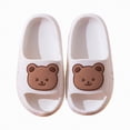 thumbnail image 3 of HCNTES Baby Toddler Unisex Sandals Soft Sole Non-Slip Slides for Spring Summer Pool Beach Bath Indoor Outdoor Play(L01-White,2), 3 of 7