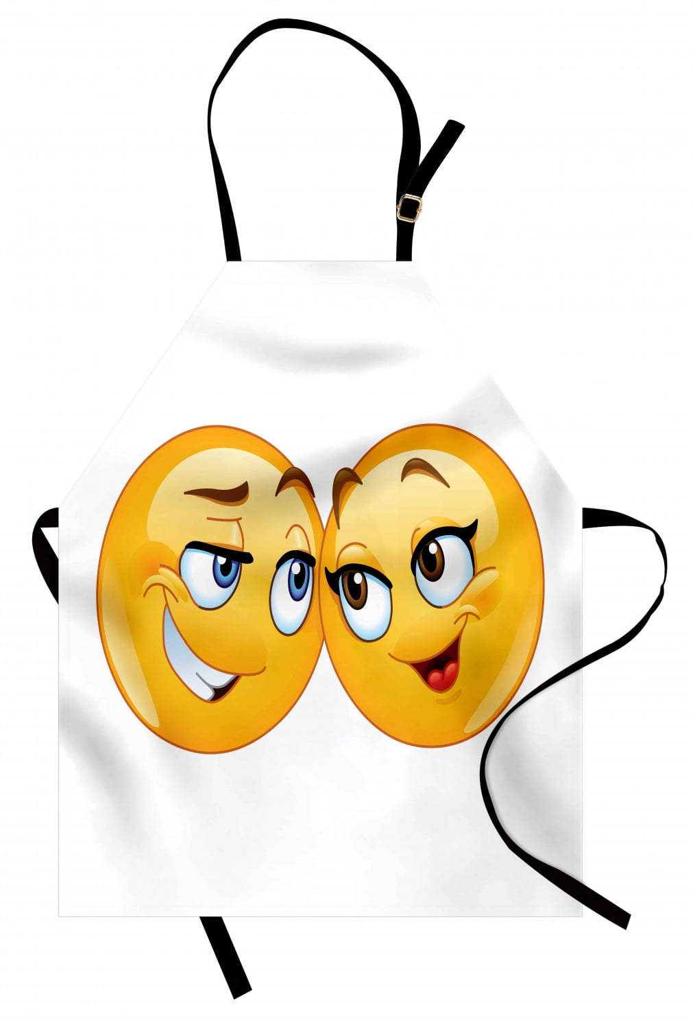 Emoji Apron Loving Emoticons Couple Looking at Each Other Romantic