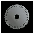 thumbnail image 2 of Character Plate Font Wheel Gear for Manual steel embossing machine Embosser 2mm/ 2.5mm/ 3mm/ 4mm/ 5mm/ 6mm Metal Sheet Plate, 2 of 6