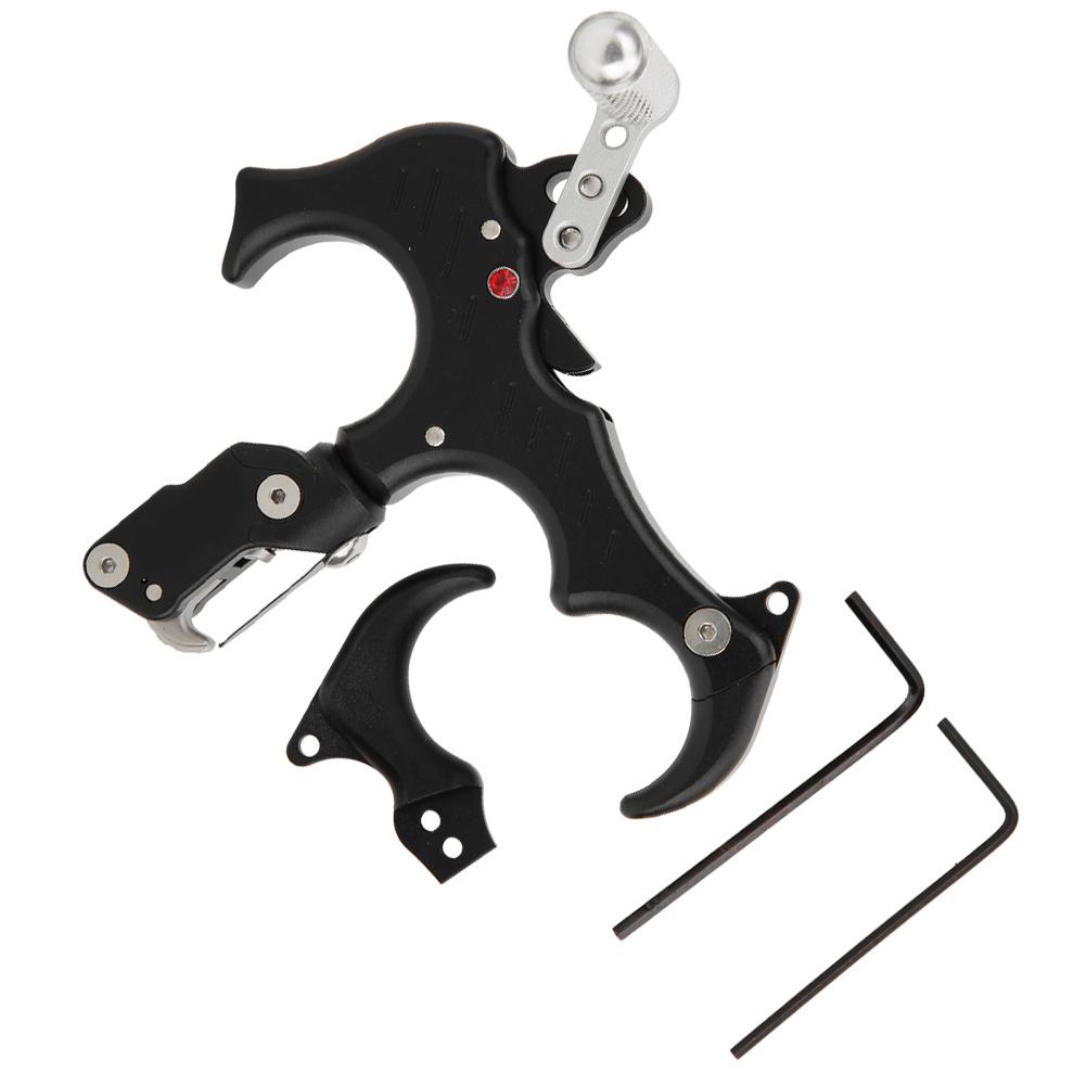 Ccdes Thumb Trigger,Bow Release,Rotate Clamp Compound Aluminium Alloy