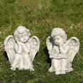 thumbnail image 2 of Statue d'Ange Figurine Décorative Statue de Jardin pour Bureau, Collection Cadeaux, 2 of 8