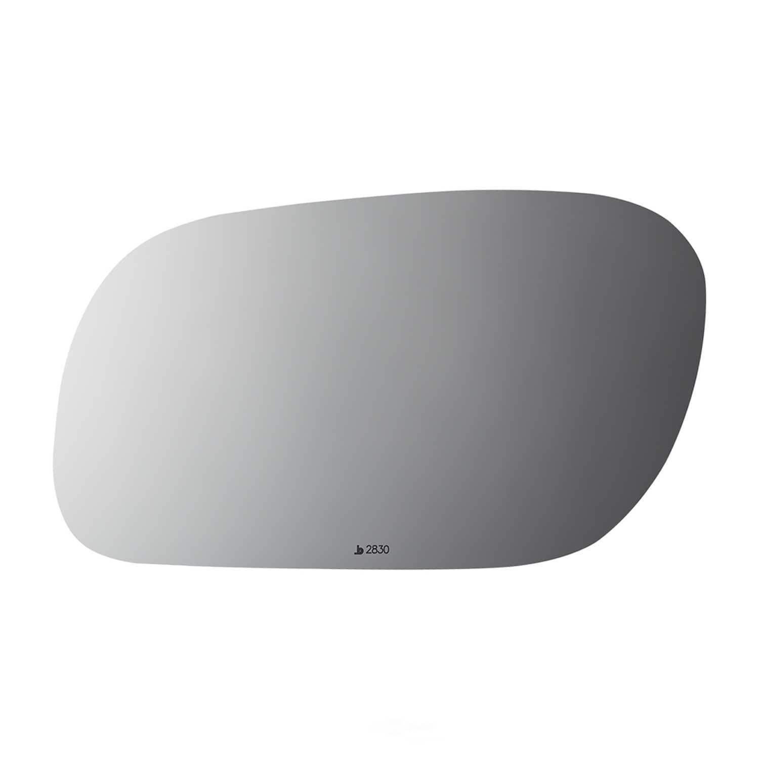 Burco Side View Mirror Replacement Glass - Clear Glass - 2830