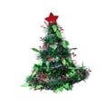 thumbnail image 3 of Sombrero para de Navidad Decorativo Adorno de Navidad Gorra Festiva para Decoración Sombrero con Lazo No Tejido Función Ornamentación Adecuado Verde, 3 of 8