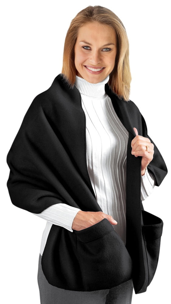 shawl wrap with sleeves