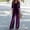 Purple, variant on Womens Velour Sweatsuit, 2 Pieces Velour Tracksuit Jogging Lounge Pajama Set Velvet Sweatshirt and Pants Purple