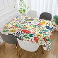 thumbnail image 2 of Yayeee Tablecloths 60" x 60" Rectangle Wrinkle Resistant Party Table Cover, Cartoon Animals, 2 of 8