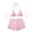 Light pink, variant on Two Piece Swimsuit for Women, 2 Piece Bathing Suits for Women, Bathing Suit for Women 2 Piece, Women's Gingham Plaid Swimsuits Bow Triangle Halter Shorts Bottoms Bikini Sets Bathing Suit, Blue L