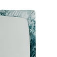 thumbnail image 2 of Ambesonne Marble Print Fitted Sheet, Rocky Surface Pattern, Full Size, Jade Green Teal White, 2 of 2