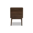 thumbnail image 4 of Dahna Mid-Century Modern Walnut Brown Finished Nightstand by Bairbremy Studios, 4 of 18