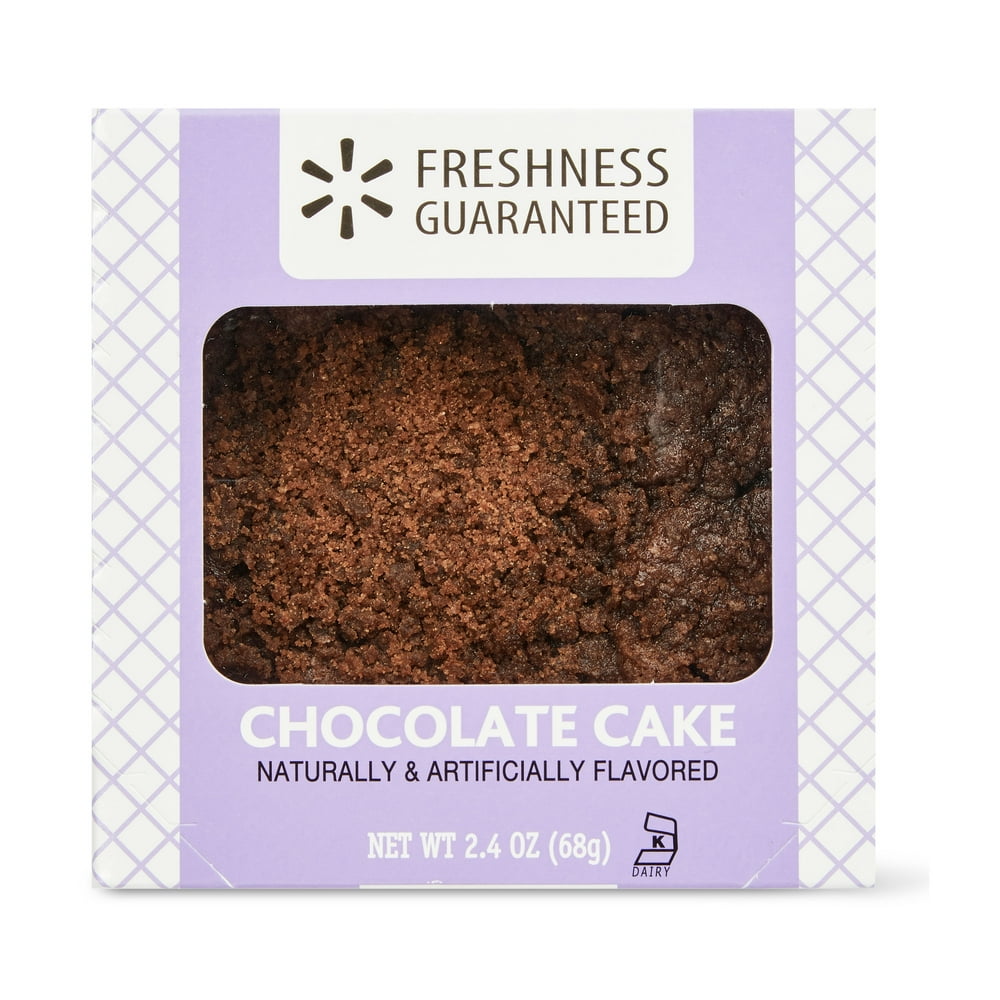 WalMart Bakery Chocolate Cake, 2.4 oz