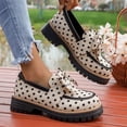 thumbnail image 7 of Taqqpue Women Loafer Shoes Women's Casual Versatile Indoor And Outdoor Soft Soled Trendy Loafers Middle Heels Shoes Flat Shoes for Women, 7 of 7