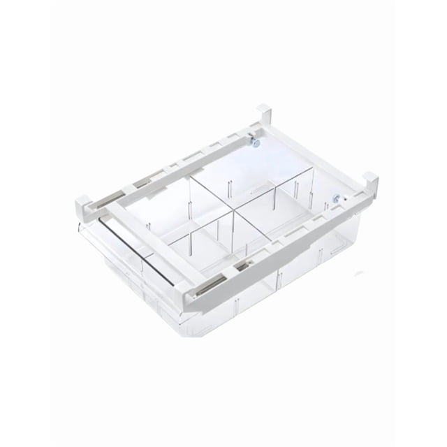 Contenedor De Frutas Y Verduras Xtellar Para Refrigerador Colgante Color Transparente Con Blanco
