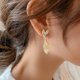 thumbnail image 4 of Pendientes para mujer, regalos para mujer, pendientes largos con borlas de estilo coreano con forma de hoja de diamante., 4 of 5