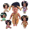 thumbnail image 4 of A-Waroom 12 inch Black Dolls with Afro Hair Black African Dolls for Kids Aged 3+, 4 of 4