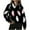 #040-Black, variant on ICHUANYI Womens Quarter Zip Printed Pullover Casual Long Sleeve Shirts Half Zip Sweatshirt Hoodless Pullover Sweatshirts