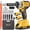 Yellow, variant on Power Cordless Impact Wrench 1/2", 21V Impact Brushless Motor with 2 x 2.0Ah Batteries, 2-Mode Speed & Max Torque 280 ft lbs (380N.m), Power Impact Wrench with 5 Sockets,8 Drill,6 Screws for Home Car