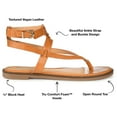 thumbnail image 3 of Journee Collection Womens Tangie Tru Comfort Foam Multi Strap Flat Sandals, 3 of 7
