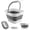 Gray/White, variant on American Wellness Authority Foot Soaking Tub, Collapsible Foot Bath Soak Tub for Soaking Feet, Pedicure Bowl, Plastic Feet Soaking Tub with Acupressure Massage Points, Foldable Foot Tub