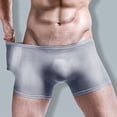 thumbnail image 2 of zuwimk Mens Underwear Mens Underwear Boxer Briefs Cotton Stretch Moisture-wicking Underwear Gray,L, 2 of 4