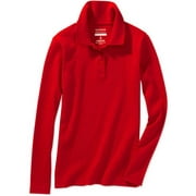 George Girls School Uniform Long Sleeve Polo with Scotchgard Stain Resistant Treatment (Little Girls & Big Girls)