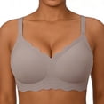thumbnail image 3 of Mujeres Ropa Interior Y Sujetadores Maternidad Enfermería Tamaño Grande Gran Taza Sueño Sujetador, Ropa Interior Diaria Cómoda, 3 of 4