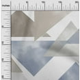 thumbnail image 2 of oneOone Rayon Dusty Gray Fabric Geometrical Craft Projects Decor Fabric Printed By The Yard 56 Inch Wide, 2 of 4
