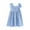 Blue, variant on Coerni Toddler Baby Girls Sleeveless Ruffle Dress Kids Corduroy Retro Dresses A Line Casual Princess Trendy Clothes Elegant Skirt