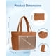 thumbnail image 5 of Bolso de mano TopDesign Puffy para mujer con portavasos y compartimento para portátil, 5 of 8