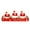 Red, variant on Zmeidao 3Pcs Christmas Tealight Candles, Christmas Decorative Candles, Pine Cones, Christmas Tree, House Candles Gifts for Christmas Decor Party Bedroom Room Table Decorations