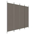 thumbnail image 3 of vidaXL Room Divider Folding Partition Privacy Screen for Home Office Fabric, 3 of 32