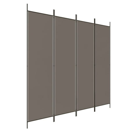 vidaXL 3枚パネル 間仕切り アントラシート 150x200cm ファブリック家具 間仕切り 代引不可