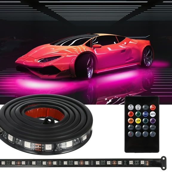WINOMO Multicolor Lighting Car Running Board Light Led Strip Light Kit Assorted Color 1 Set