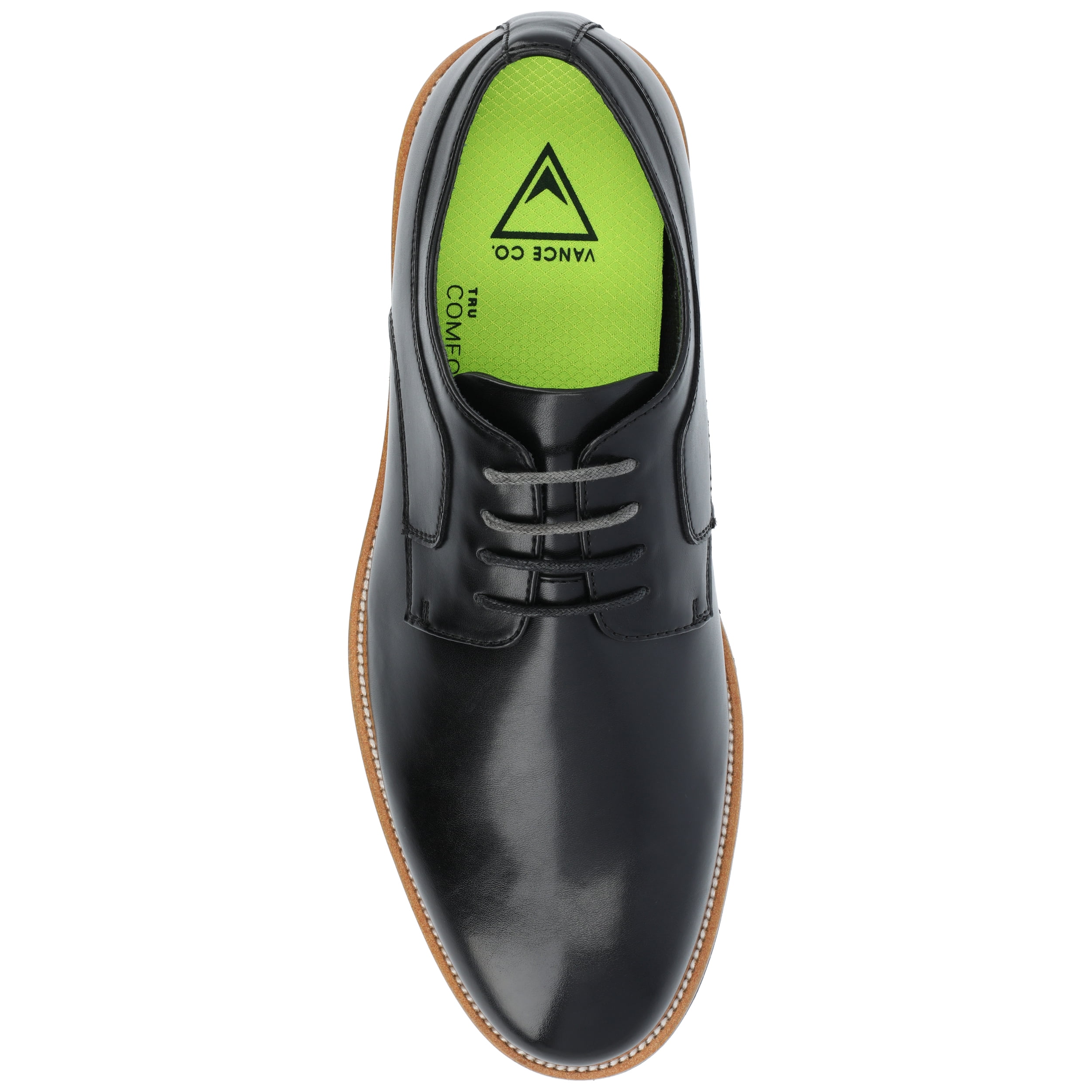 Vance Mens William Plain Toe Lace-up Derby