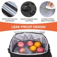thumbnail image 5 of Large Lunch Bag, Insulated Lunch Box with Adjustable Shoulder Strap, 5 of 7