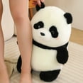 thumbnail image 4 of Eliaeconx Panda Plush Pillow, 14 Inch Realistic Animal Hugging Cushion, Soft Stuffed Toy with Natural Movements, Decorative Comfort Pillow for Bed, Sofa, White, 4 of 6