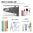 thumbnail image 4 of Cauagu Black And White Boston Terrier for Tyvek Makeup Bag,Reusable Travel Cosmetic Bag Women Organizer Toiletry Bag Birthday,Gifts for Women Girlfriend Mom Teacher 6.5’’*8.9’’, 4 of 7