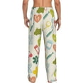 thumbnail image 3 of Picia Medical Icons Mens Soft Woven Cotton Elastic Waistband Sleep Pajama Pant Lounge Sleep Pant With Pockets And Drawstring-Large, 3 of 9