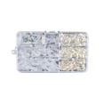 thumbnail image 1 of sweethay Terminales de conector de cable y de 270 Uds., conectores de pala impermeables resistentes al desgaste, alicates de tope de altavoz, Suministros de soldadura Oro sweethay TO010191-02, 1 of 6