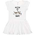 thumbnail image 3 of Inktastic Pittie Life is Ruff Spotted Pit Bull Girls Baby Dress, 3 of 5