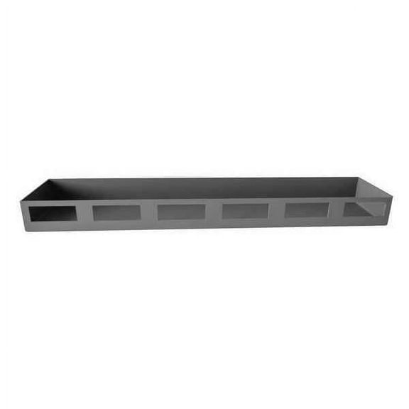 Durham Mfg Door Shelf,Gray,12in x 4in DSH-124-95