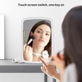 thumbnail image 1 of pitrice 2Pcs Makeup Mirror Cosmetics Ladies Rectangle Three Smart Beauty Led Cosmetics Color Temperature Mirrors LED Light Standing Folding Dormitory, 1 of 9